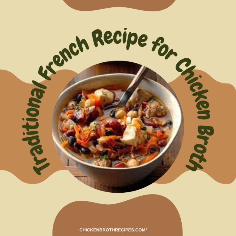 Traditional French Recipe for Chicken Broth